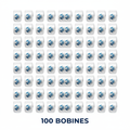 Lot de 100 rouleaux de papier bulles transparent 30 cm x 100 m – emballage professionnel en gros, Jaro Emballage