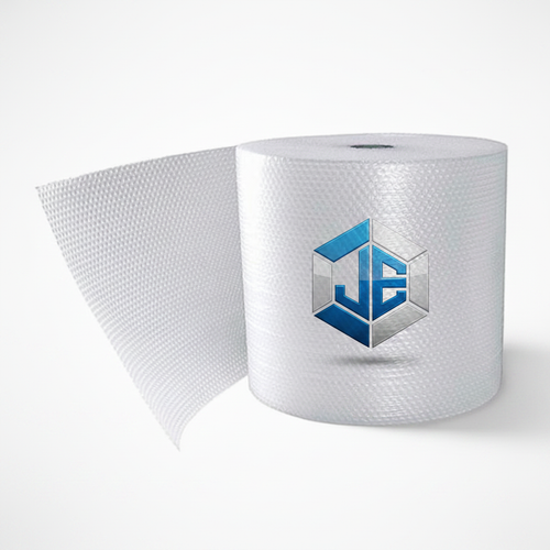 Papier bulle z logo JE na środku